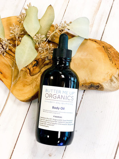 Organic Body Oil for Dry Skin