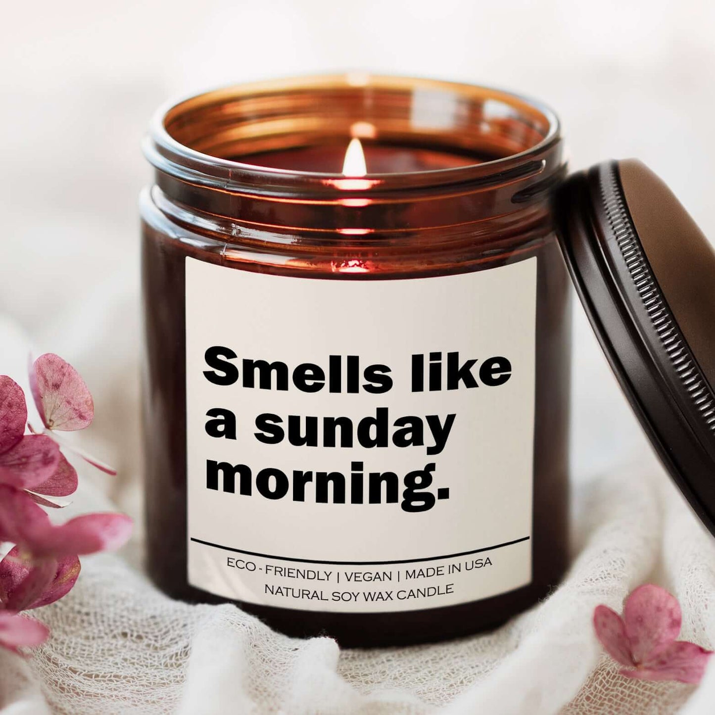 Smells like a sunday morning Candle