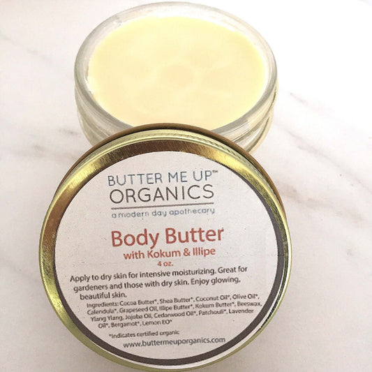 Organic Body Butter  With Kokum & Illipe